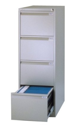 Függő irattartó A4 fémszekrény 4-fiókos Bisley BS4E/A4 - elválasztó szett a fiókba - 5