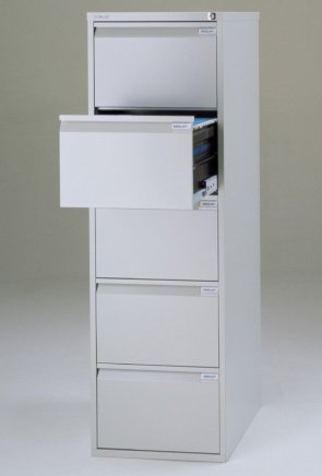 5-fiókos függő irattartó szekrény Bisley BS5E/A4+FLS - elválasztó szett a fiókba - 6