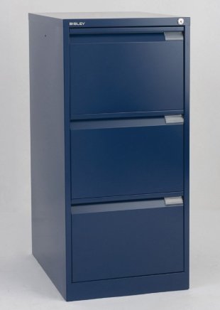 Függő irattartó szekrény A4 3-fiókos Bisley BS3E/A4 - elválasztó szett a fiókba - 3