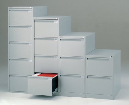 Függő irattartó szekrény A4 3-fiókos Bisley BS3E/A4 - 10