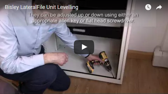 Bisley LateralFile Unit Levelling